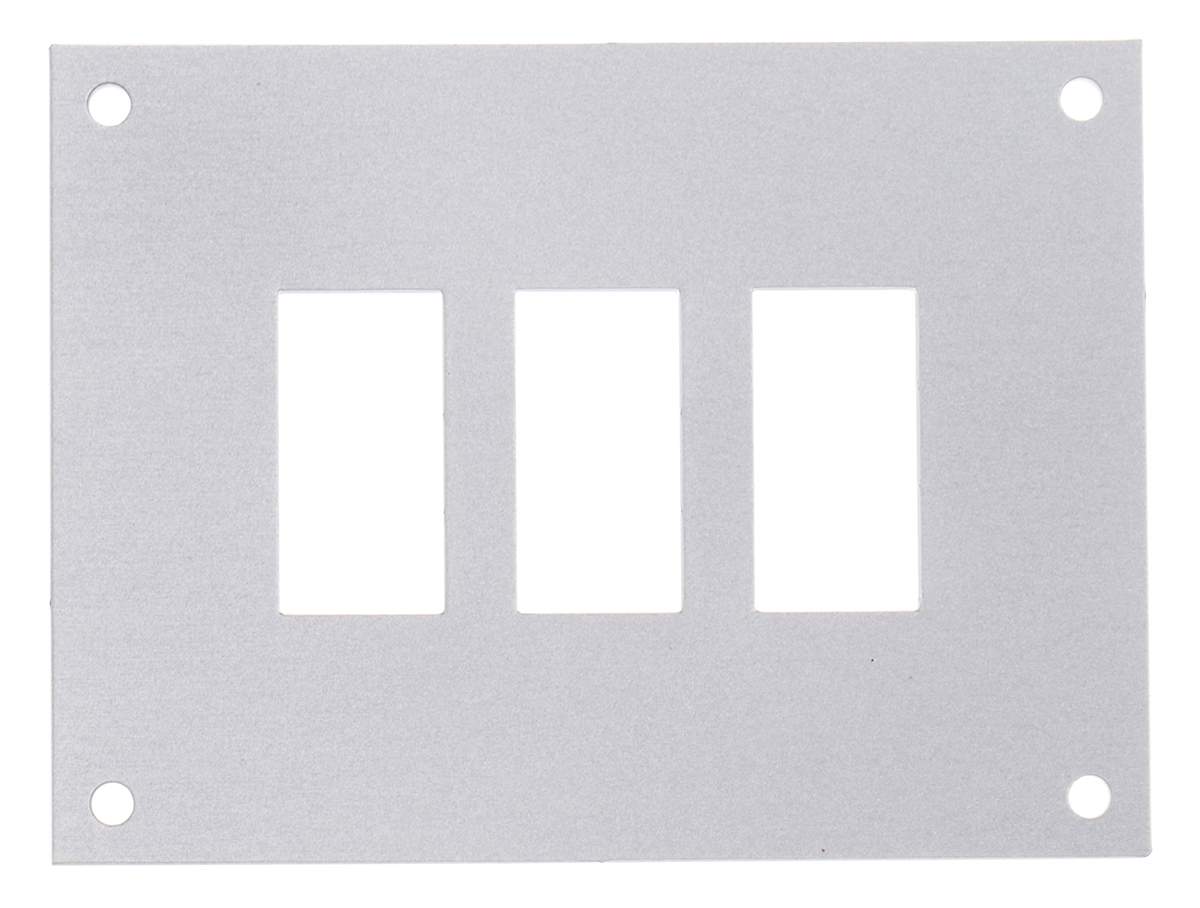 RS PRO Standard Thermocouple Panel for Use with Up To 3 Fascia Sockets, RoHS Standard