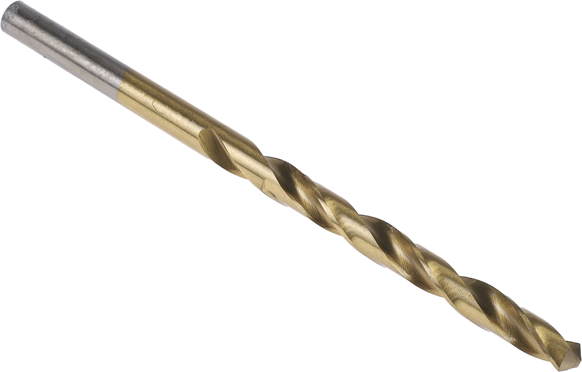 RS PRO HSS Twist Drill Bit, 4.8mm Diameter, 86mm Overall