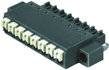 Weidmuller, 3.81mm Pitch, BC 3.81, 2 Way, , Pluggable Terminal Block, Plug, Cable Mount, Push In Termination, 1971500000