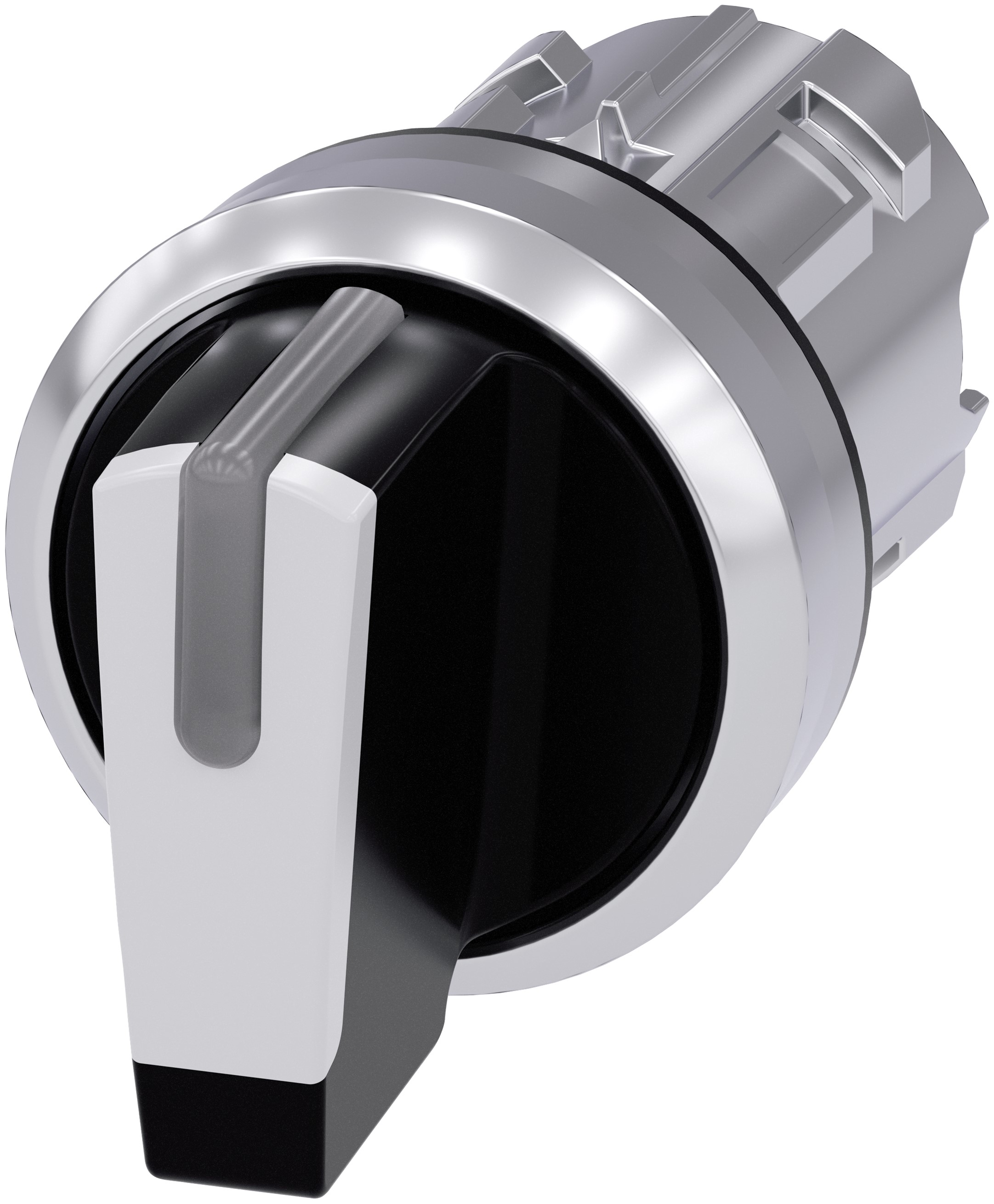 Siemens SIRIUS ACT 3SU10 Series 3 Position Selector Switch Head, 22mm Cutout, White Handle