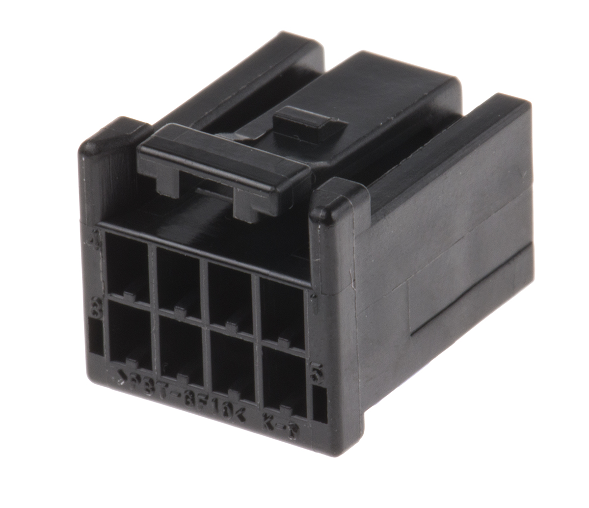 JST, CPT Automotive Connector Socket Black Surface Mount 8 Way, Crimp Termination 08CPT-B-2A