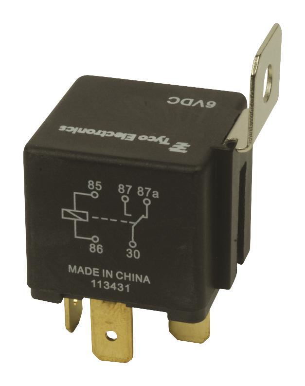 TE Connectivity Plug In Automotive Relay, 12V dc Coil Voltage, 70A Switching Current, SPST