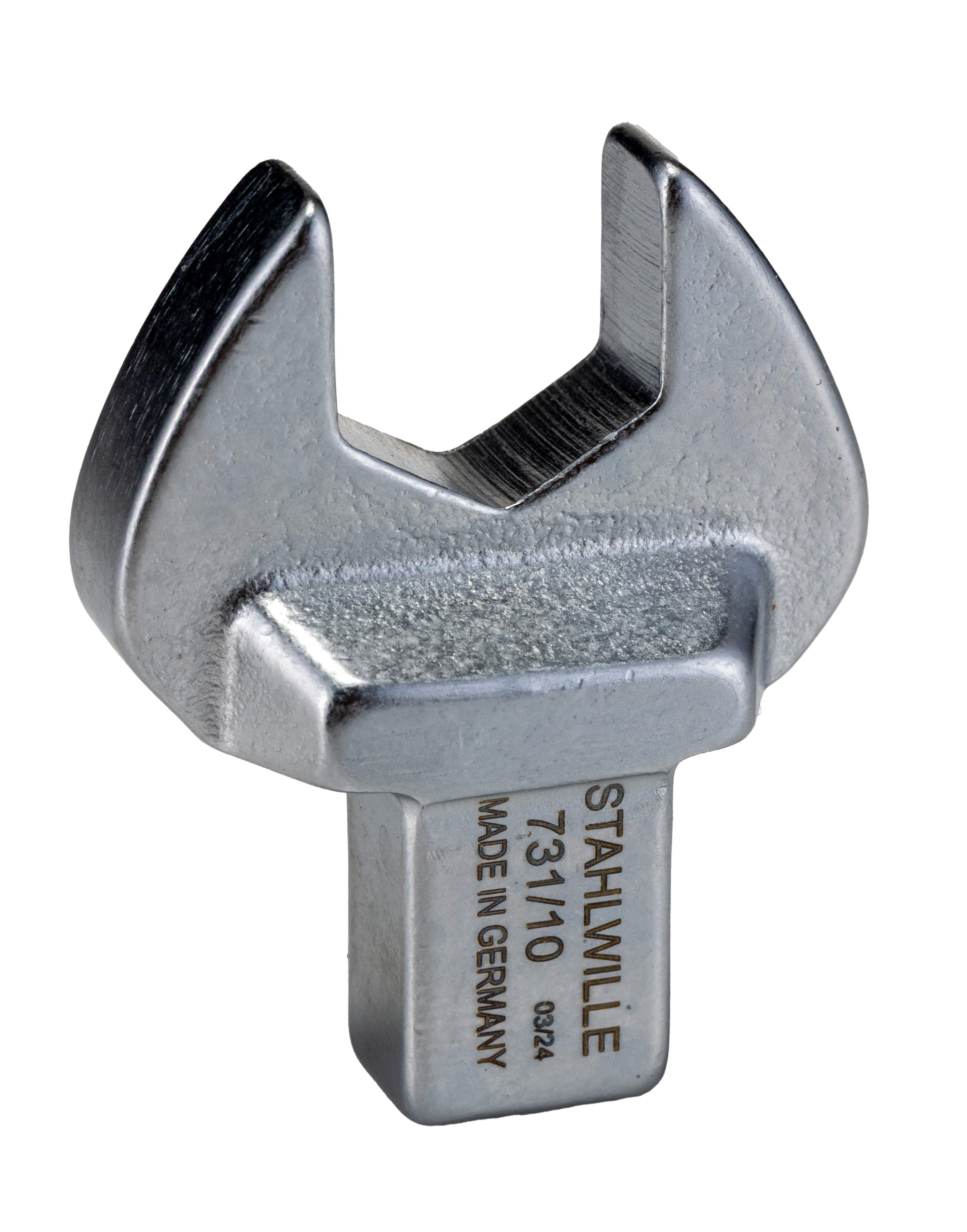STAHLWILLE 731 Series Open Ended Insert Insertion Wrench, 13/16 in, 14 x 18mm Insert, Chrome Plated Finish