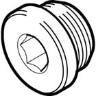 Festo M7 Male Brass Tubing Nut