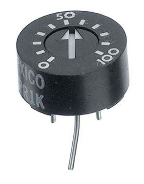 1kΩ, Through Hole Trimmer Potentiometer 1W Top Adjust TT ElectronicsBI, 93