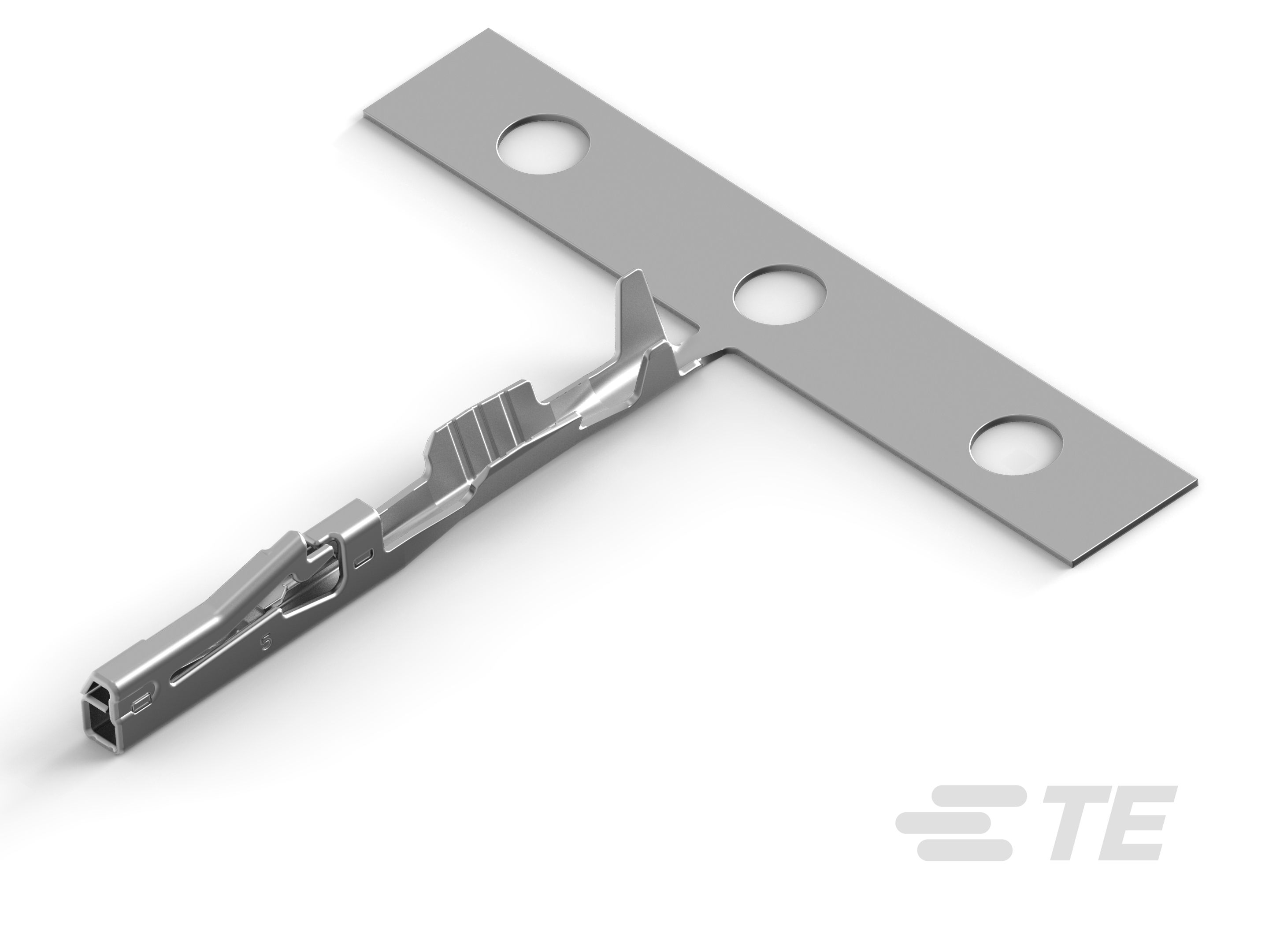 TE Connectivity 2834464 Series Female Crimp Terminal, Wire Wrap Termination, 22AWG Max