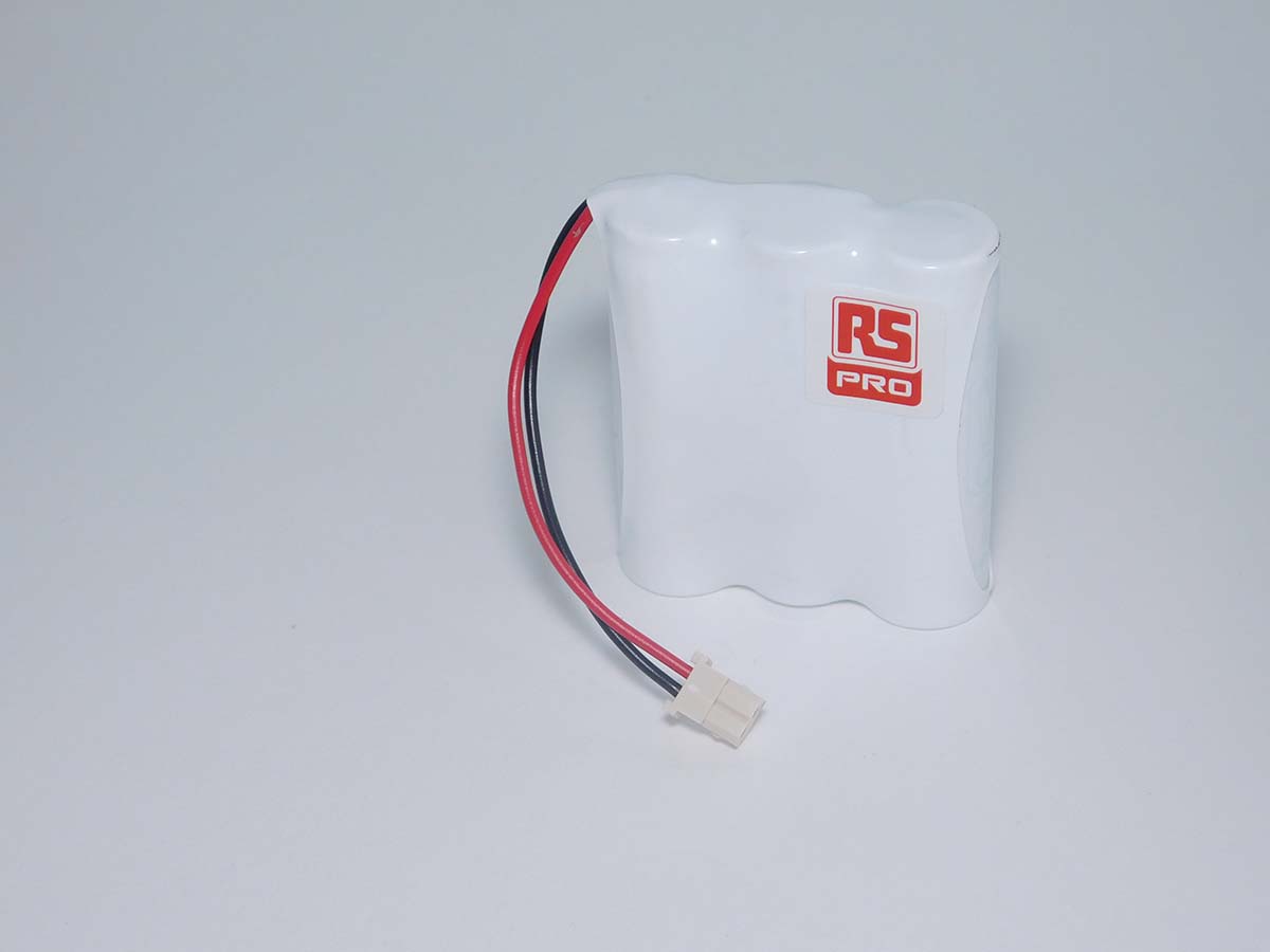 RS PRO 3.6V NiCd AA Rechargeable Battery Pack, 700mAh - Pack of 1