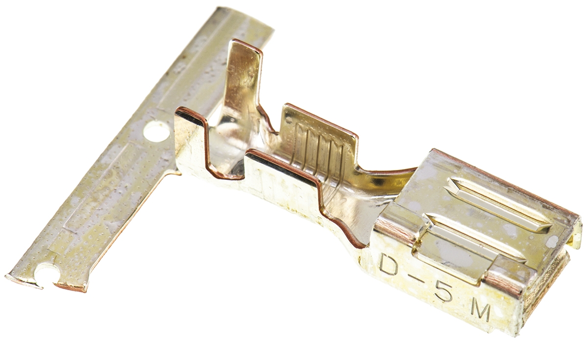 TE Connectivity Dynamic 5000 Series Female Crimp Terminal, 12AWG Min, 10AWG Max