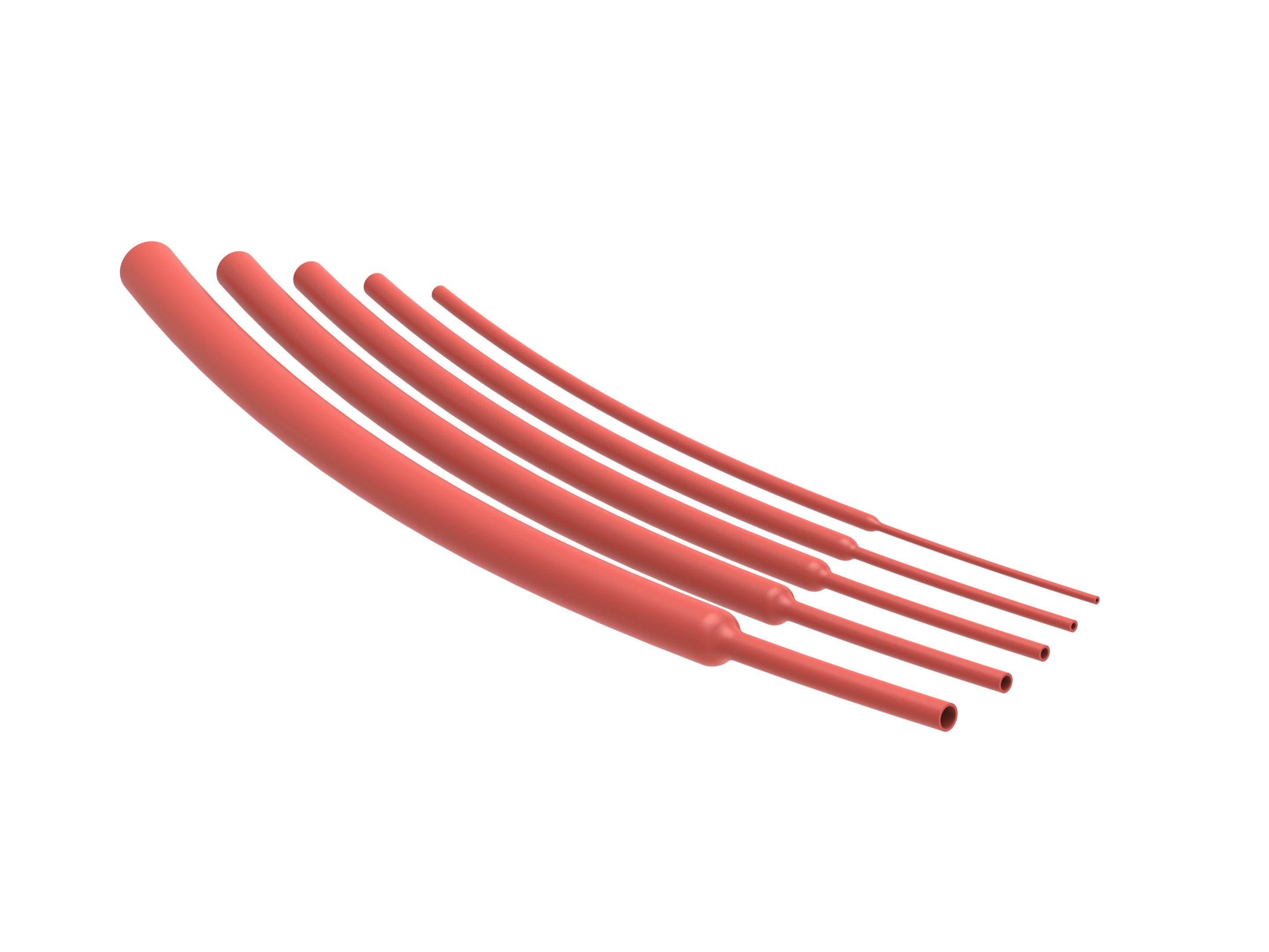 TE Connectivity Heat Shrink Tubing, Red 19mm Sleeve Dia. x 1.2m Length 8.40 Ratio, RNF-100 Series