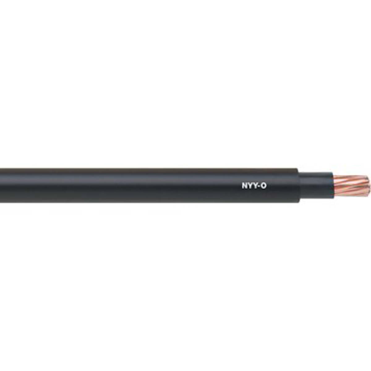Lapp NYY-J Power 10 mm² 4 Core Power Cable, Black PVC, 50m