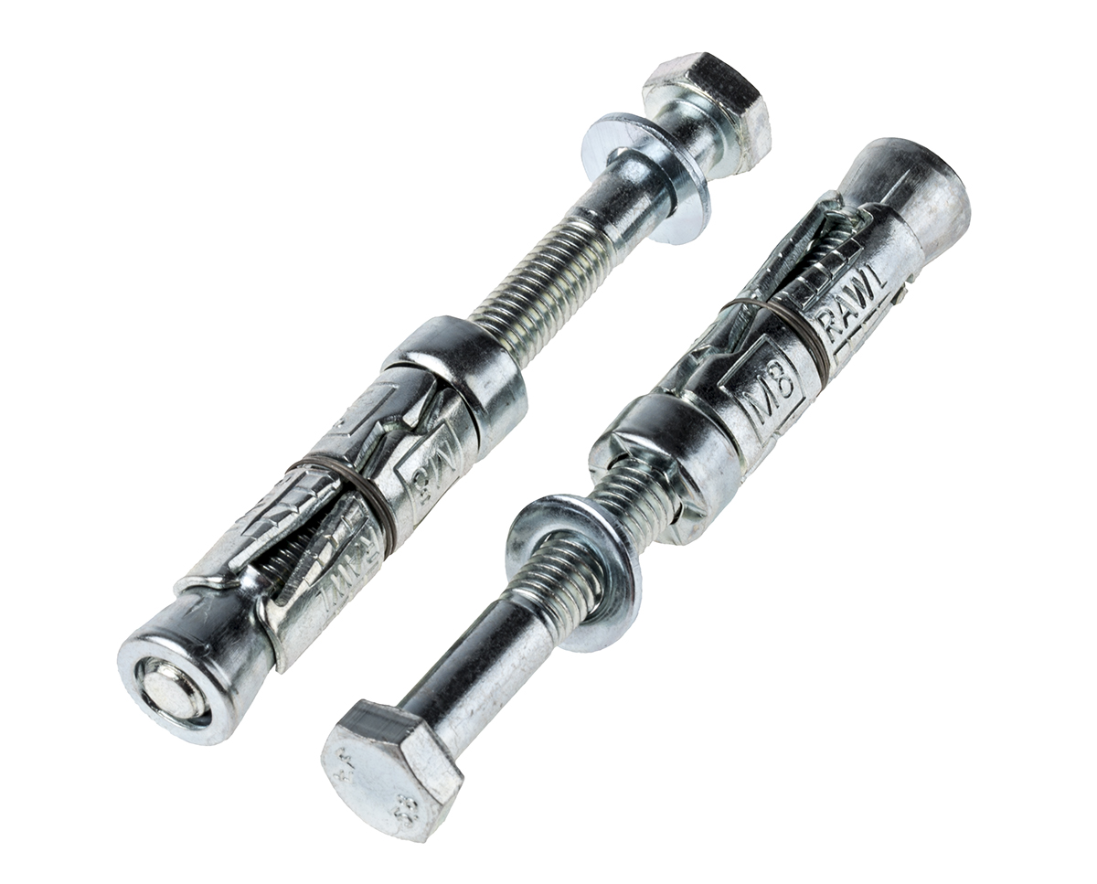 RawlPlug Steel Shield Anchor M8 x 95mm, 14mm Fixing Hole