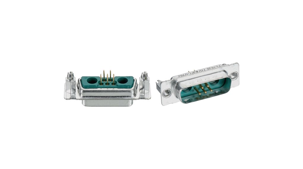 FCT FM 5 Way Horizontal D-sub Connector Plug