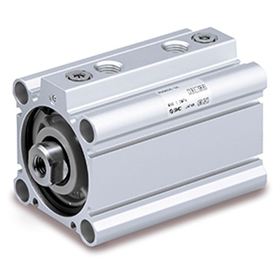 SMC Pneumatic Compact Cylinder - RDQB32TF-50 32 mm Bore, 50 mm RQ Series, Double Acting Acting