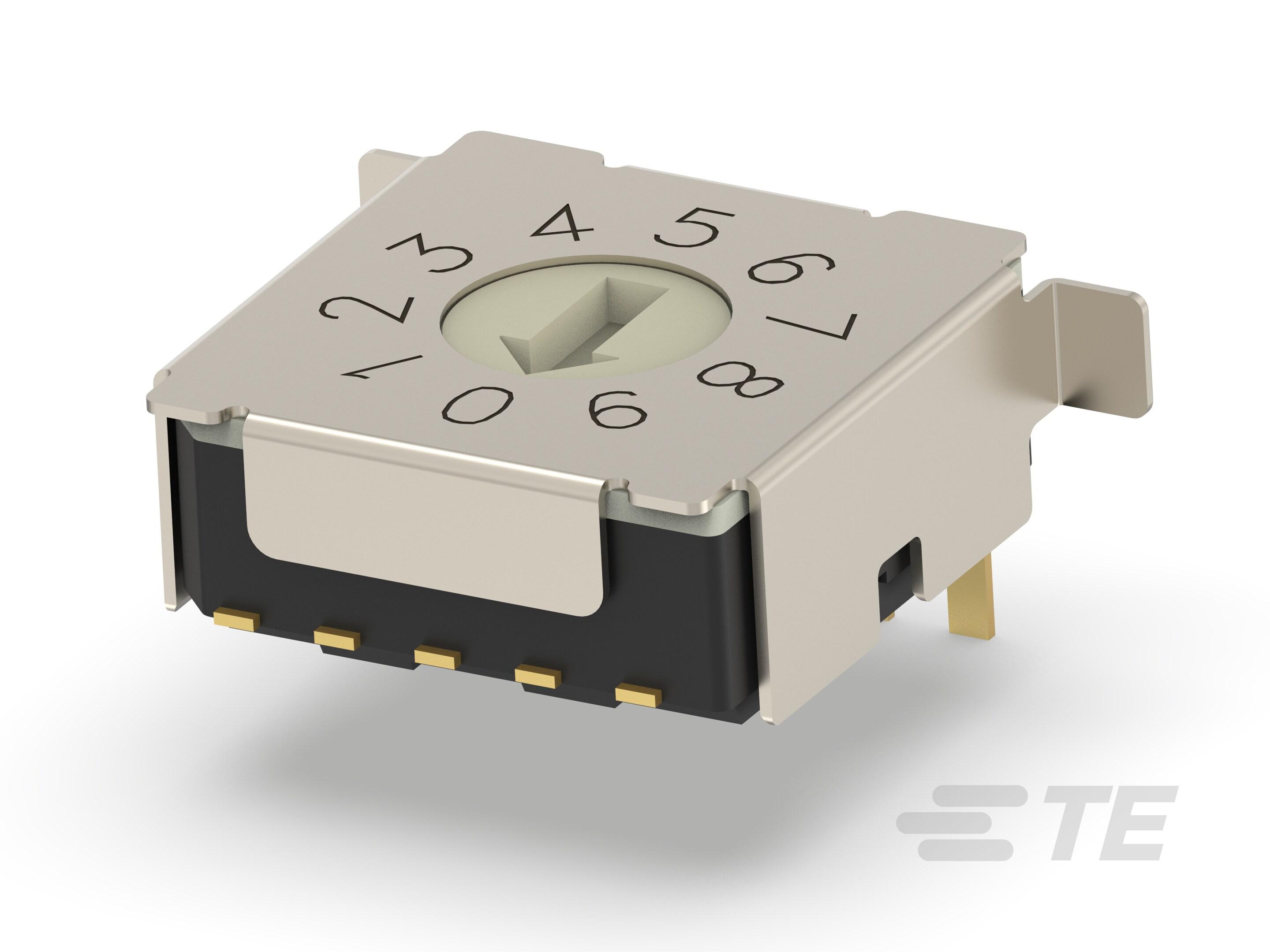 TE Connectivity 10 Way Surface Mount DIP Switch 10P, Screwdriver Actuator