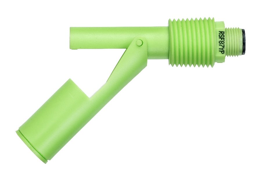 Sensata Cynergy3 RSF80 Series Horizontal Polyvinylidene Fluoride Float Switch, Float, NO/NC, 300V ac Max, 300V dc Max