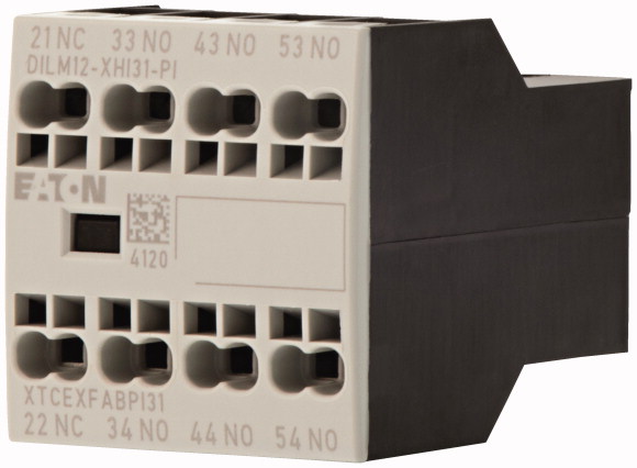 Eaton Auxiliary Contact, 4 Contact, 1 NC, 3 NO, Front Fixing