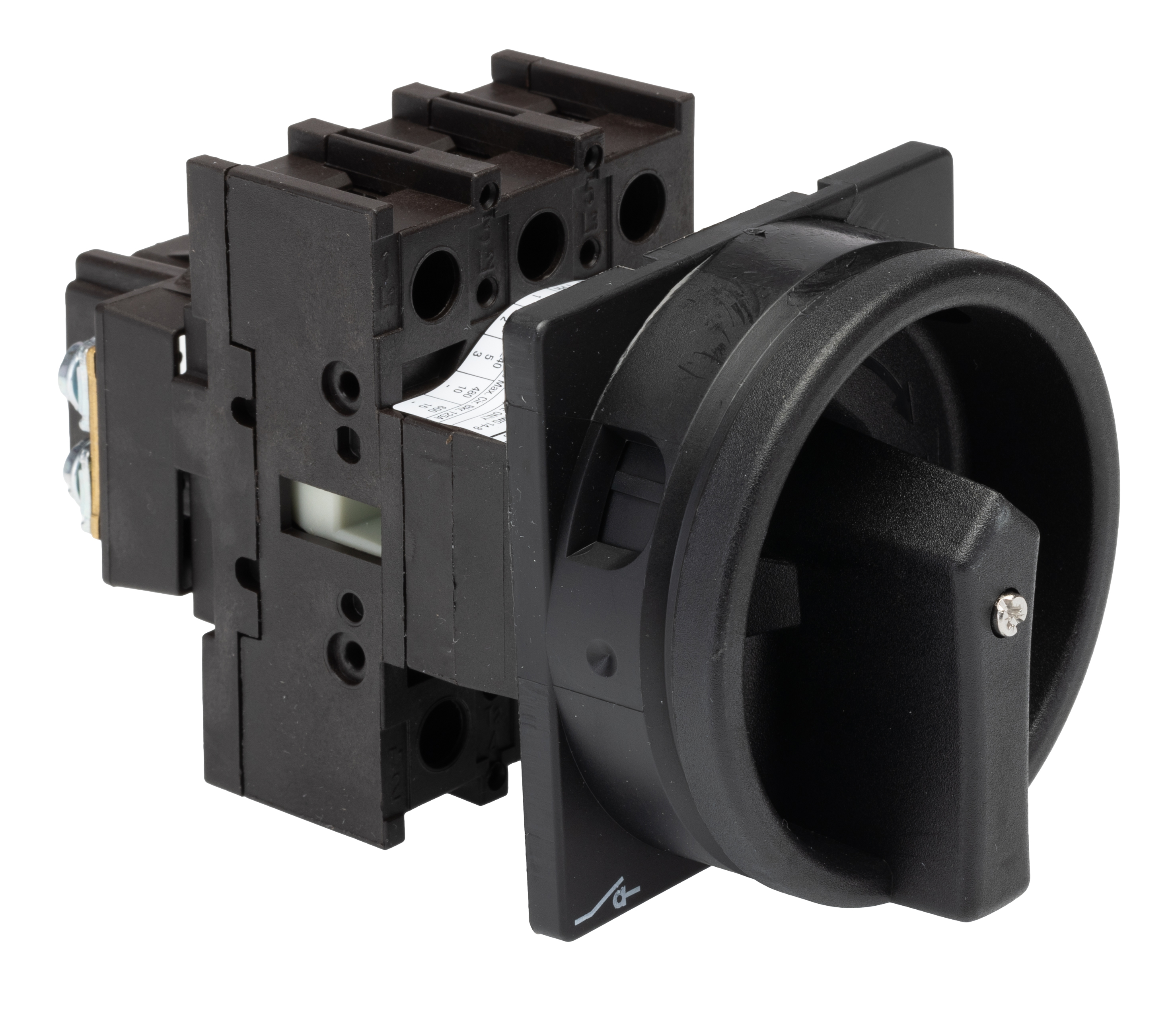 Eaton 3P Pole Flush Mount Isolator Switch - 25A Maximum Current, 13kW Power Rating, IP65