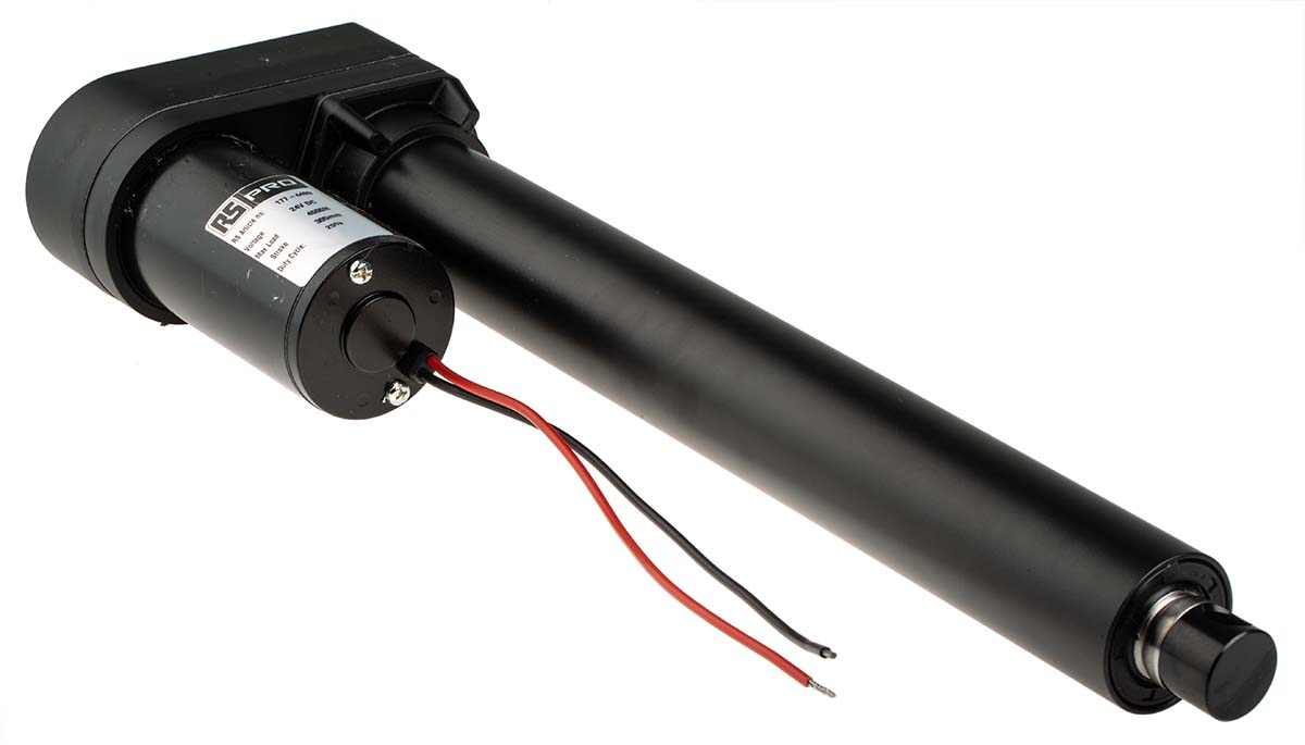 RS PRO Micro Linear Actuator, 305mm, 24V dc, 4500N, 16.8mm/s