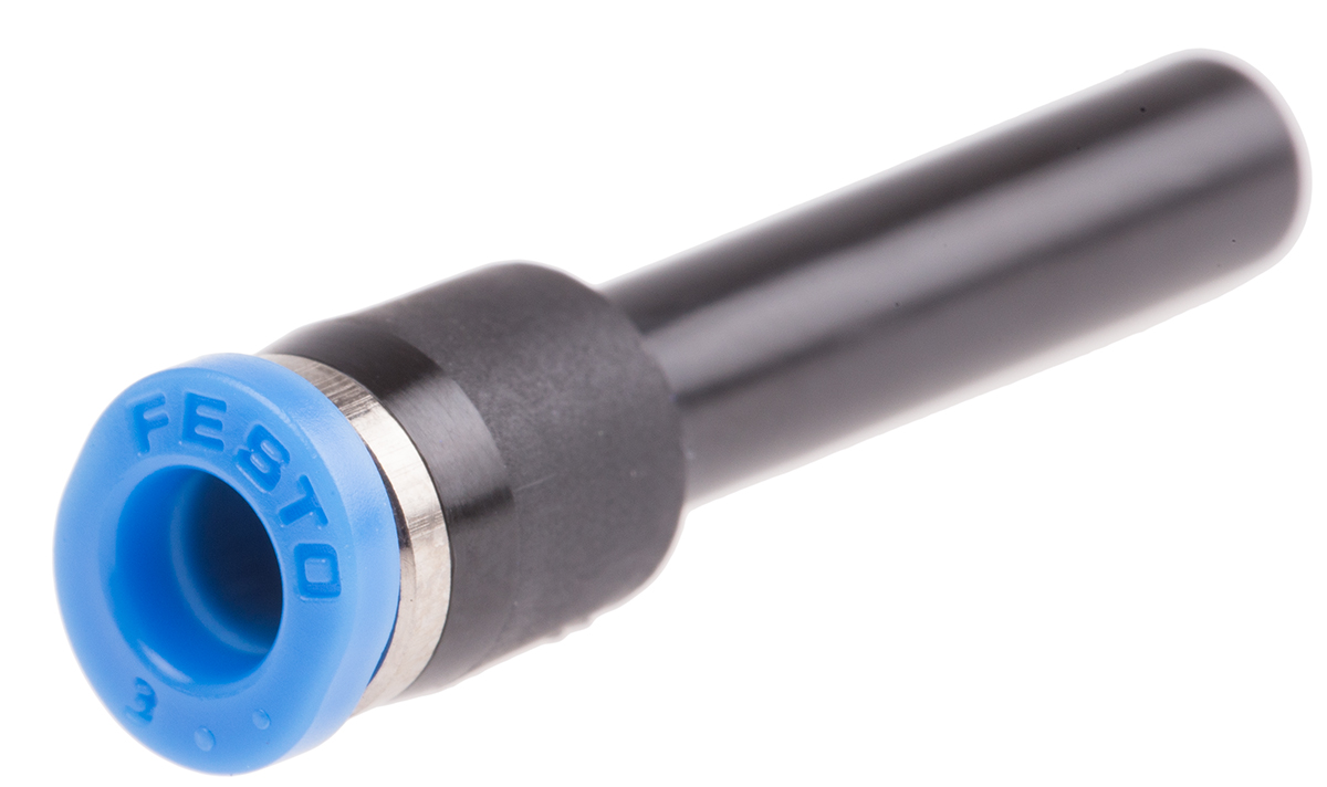 Festo QSM Series Reducer Nipple, Push In 4 mm to Push In 3 mm, Tube-to-Tube Connection Style, 153328