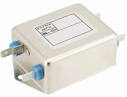 EPCOS, B84112G 8A 250 V ac/dc 50 → 60Hz, Chassis Mount EMC Filter, Lug, Tab Connector, Single Phase