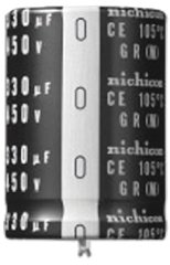 Nichicon 470μF Aluminium Electrolytic Capacitor 400V dc, Snap-In - LGR2G471MELC50