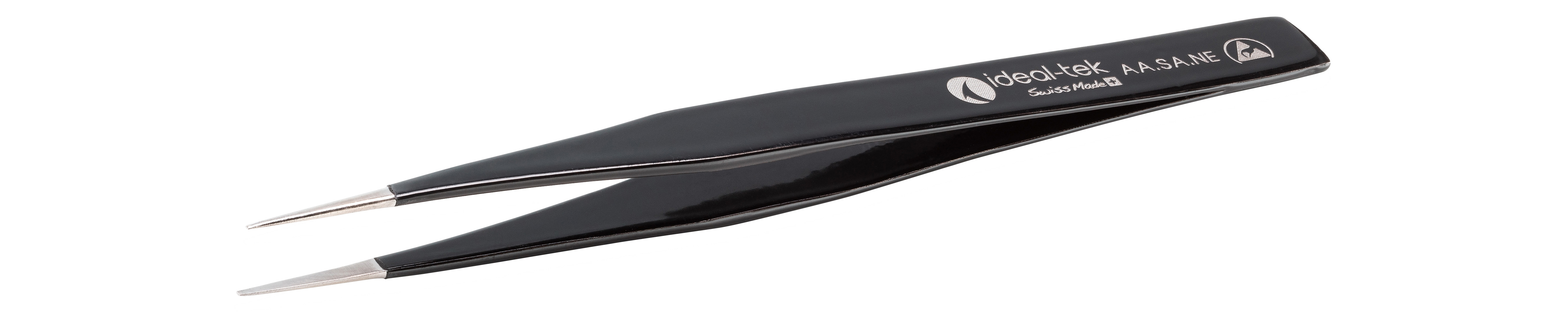 ideal-tek 130 mm, Polyester (Handle), Stainless Steel (Body), ESD Tweezers