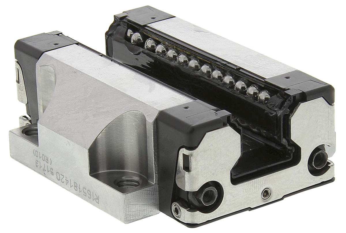 Bosch Rexroth Guide Block R1651, 23400N Dynamic Load, 20mm Rail Width