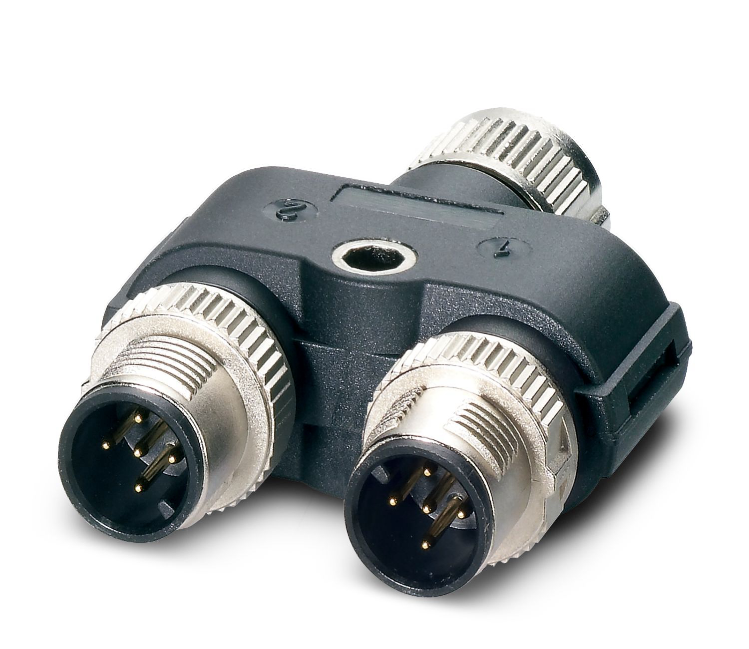 Phoenix Contact 5 Pole M12 Socket to 5 Pole M12 Plug Adapter