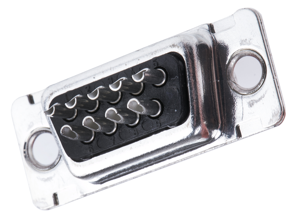 ITT Cannon ORIGINAL D 9 Way Panel Mount D-sub Connector Socket
