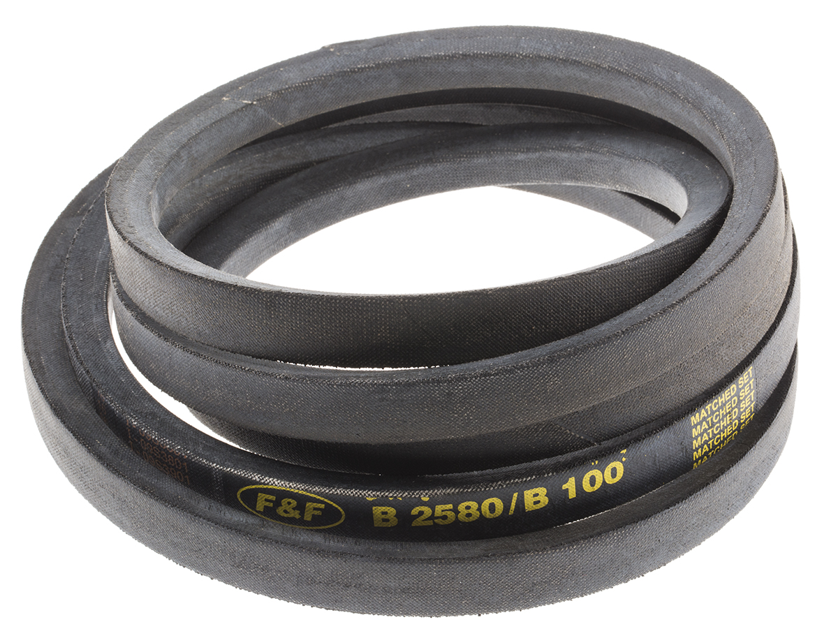 RS PRO Drive Belt, belt section B, 2540mm Length
