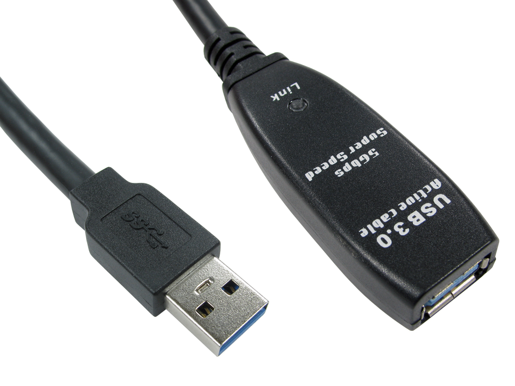 NewLink USB 3.0, Male USB A to Female USB A, 5m