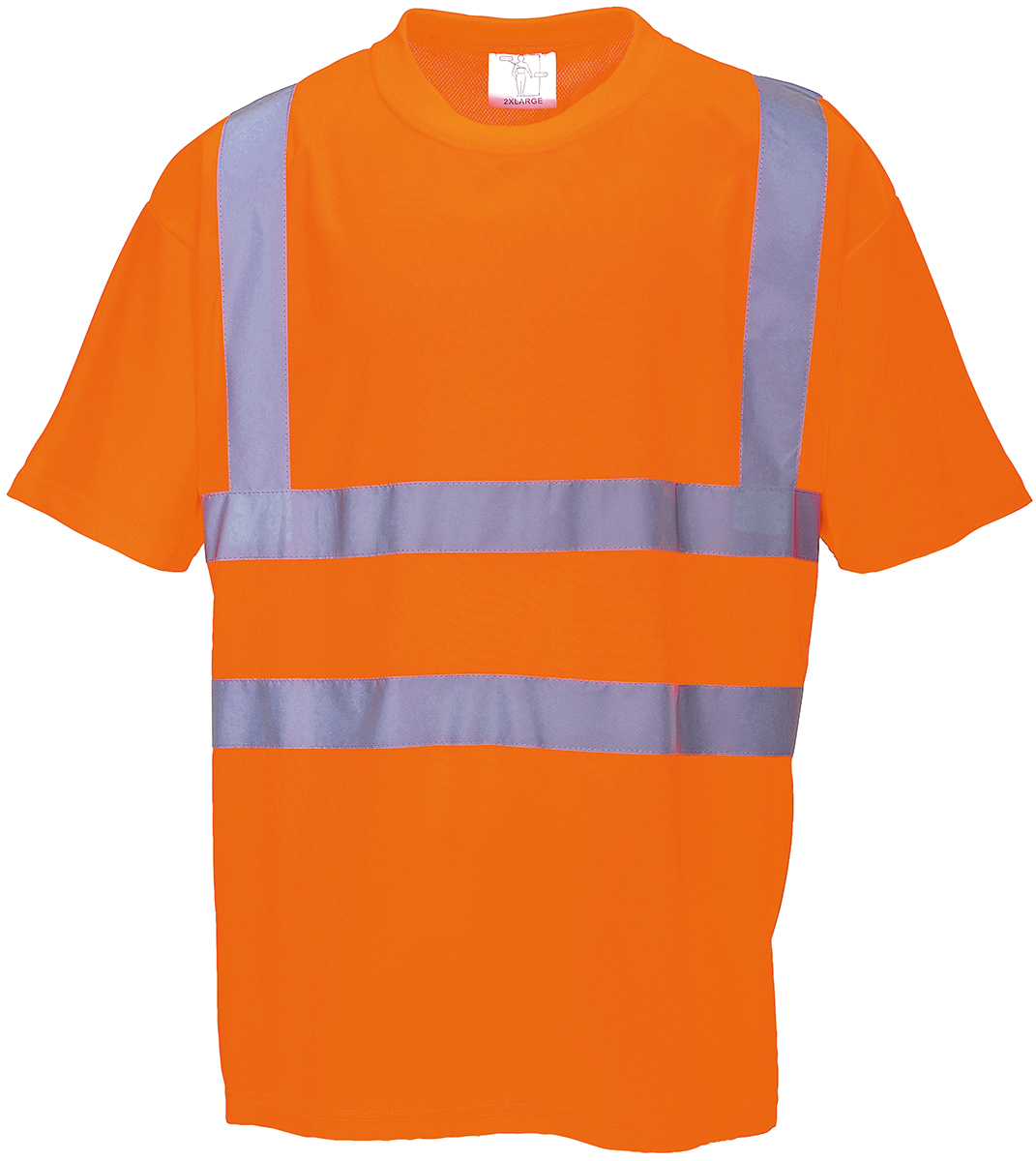 Portwest Orange Unisex Hi Vis T-Shirt, XL