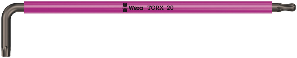 Wera 1-Piece Torx Key, 123 mm Size, L Shape, Long Arm
