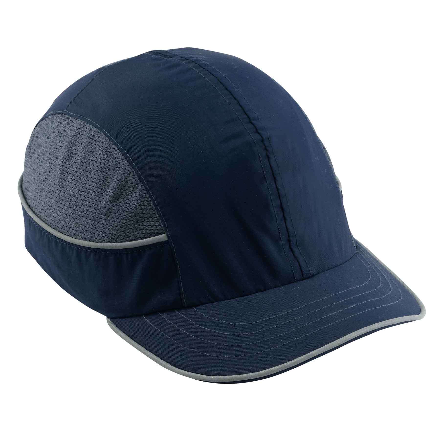 Ergodyne Navy Standard Peak Bump Cap, Foam Protective Material