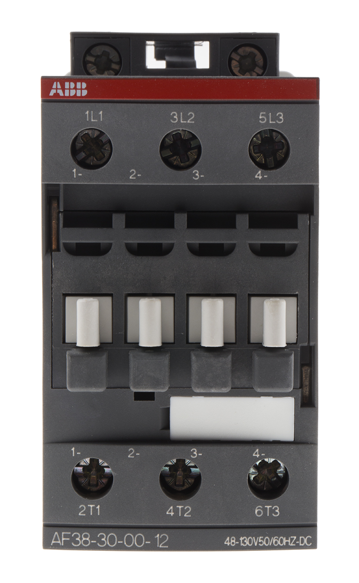 ABB AF38 Contactor, 230 V ac Coil, 3-Pole, 24 A, 18.5 kW 130 V, 3 NO, 690V