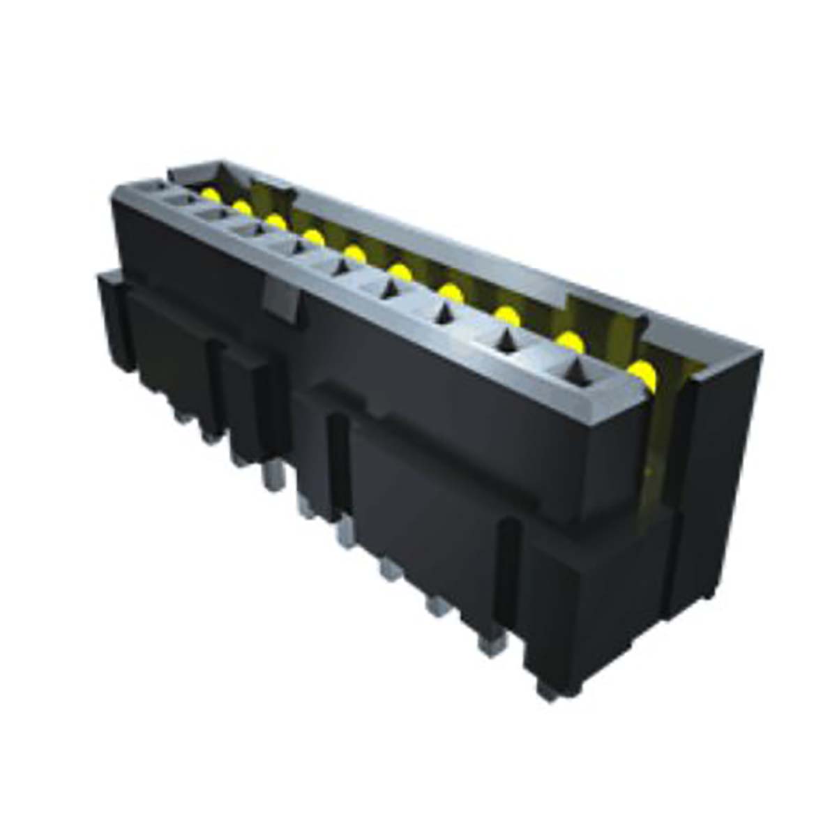 Samtec LS2 Series Right Angle Through Hole PCB Header, 30 Contact(s), 2 mm Pitch, 2 Row, Shrouded