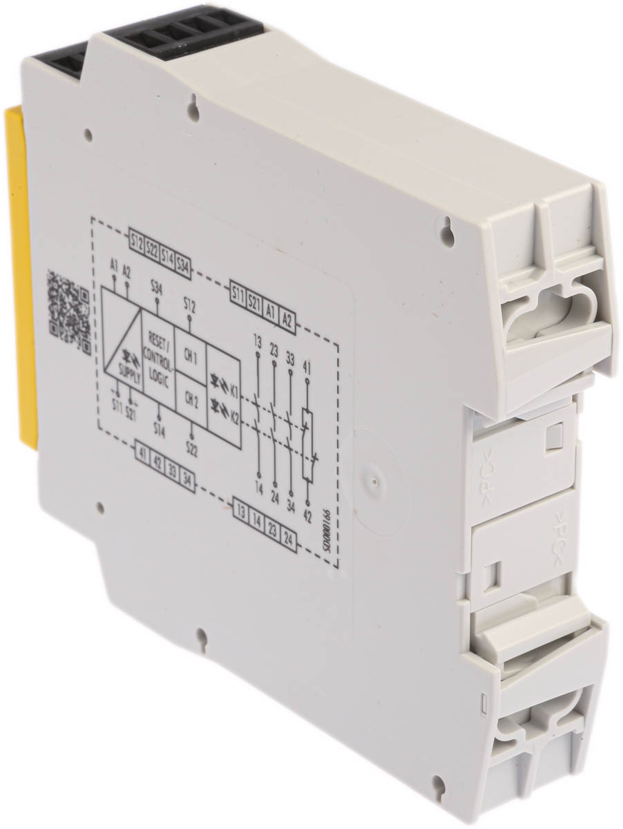Wieland safeRELAY SNO 4083 Safety Relay 24V dc, Dual-Channel 3 Safety Contacts