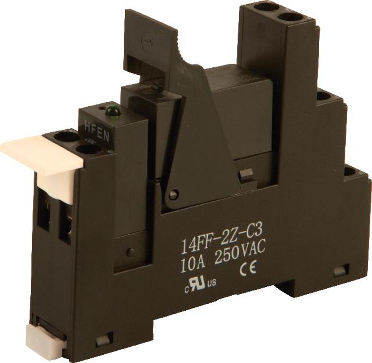 Hongfa Europe GMBH 2RM Series Interface Relay, DIN Rail Mount, 12V dc Coil, DPDT, 2-Pole, 8A Load