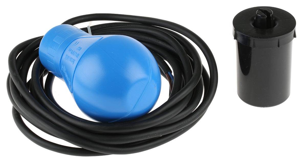 Sensata Cynergy3 LM Series PE Float Switch, Float, 5m Cable, Direct Load, 250V ac Max, 110V dc Max