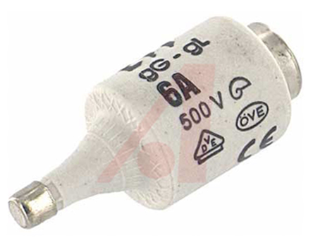 Altech 6A DII Bottle Fuse, E27 Thread Size, gG, 500V ac