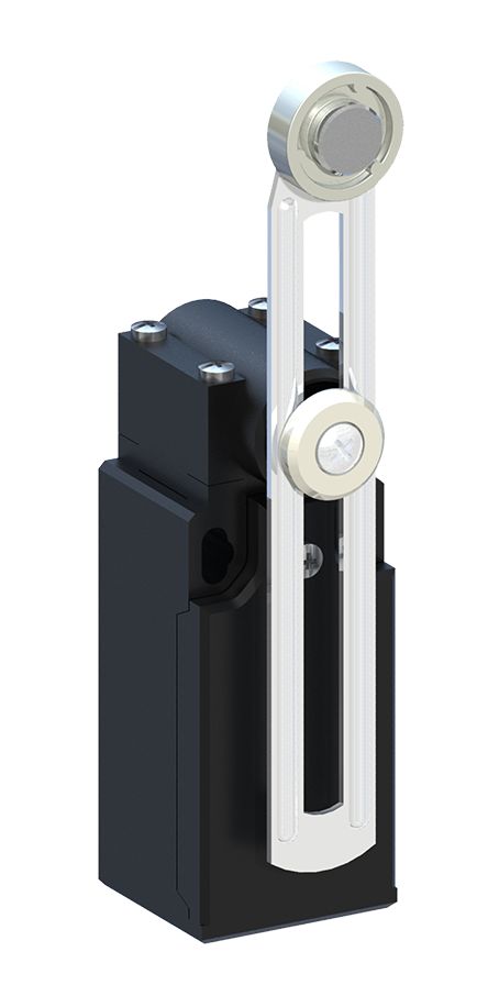 RS PRO Roller Lever Limit Switch, 1NO/1NC, IP65, Thermoplastic Housing, 400V ac Max, 10A Max