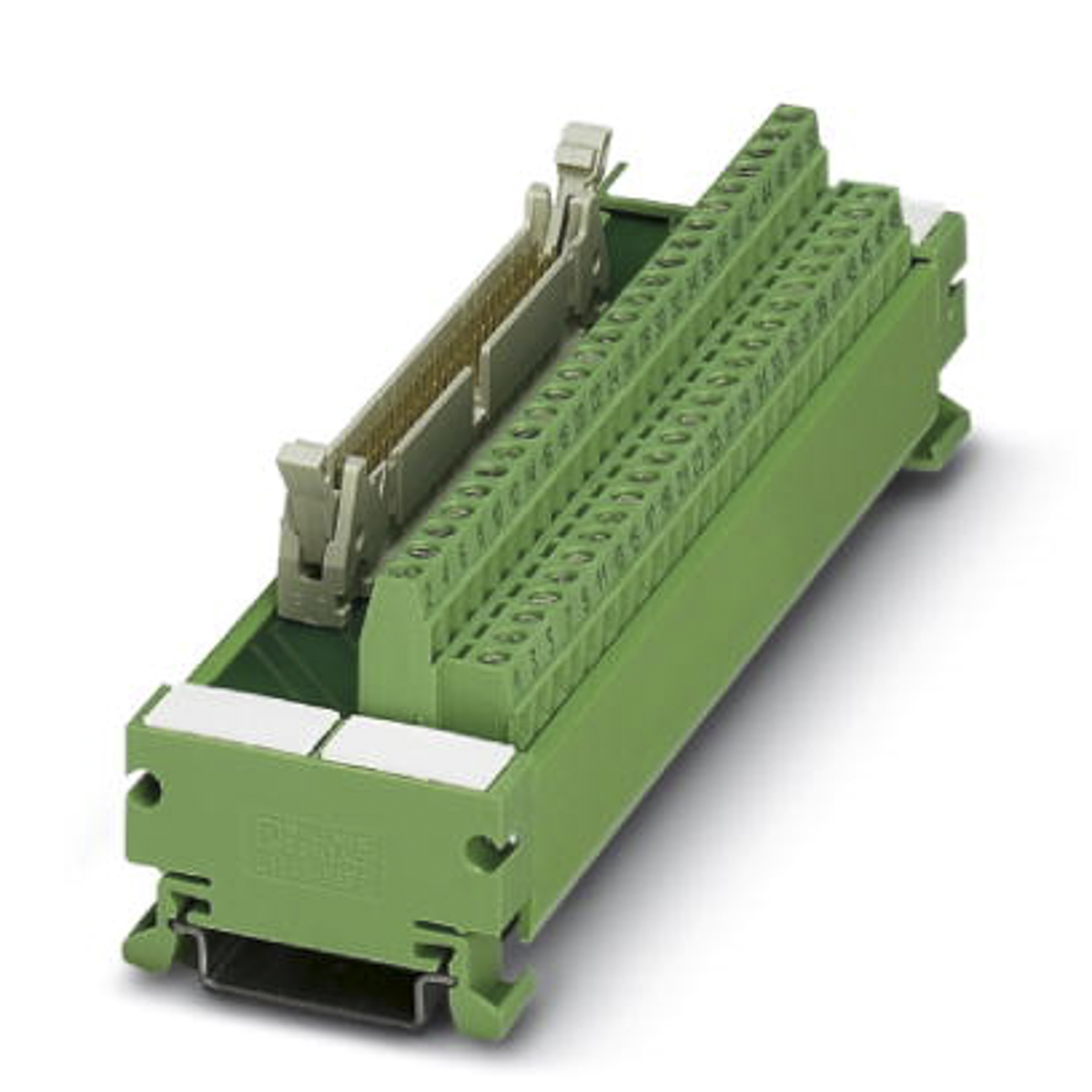 Phoenix Contact 34-Contact Male Interface Module, Flat Ribbon Cable Connector, DIN Rail Mount, 1A