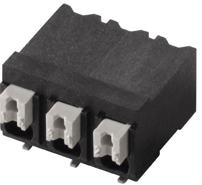 Weidmuller LSF Series PCB Terminal Block, 6-Contact, 5mm Pitch, Surface Mount, 1-Row