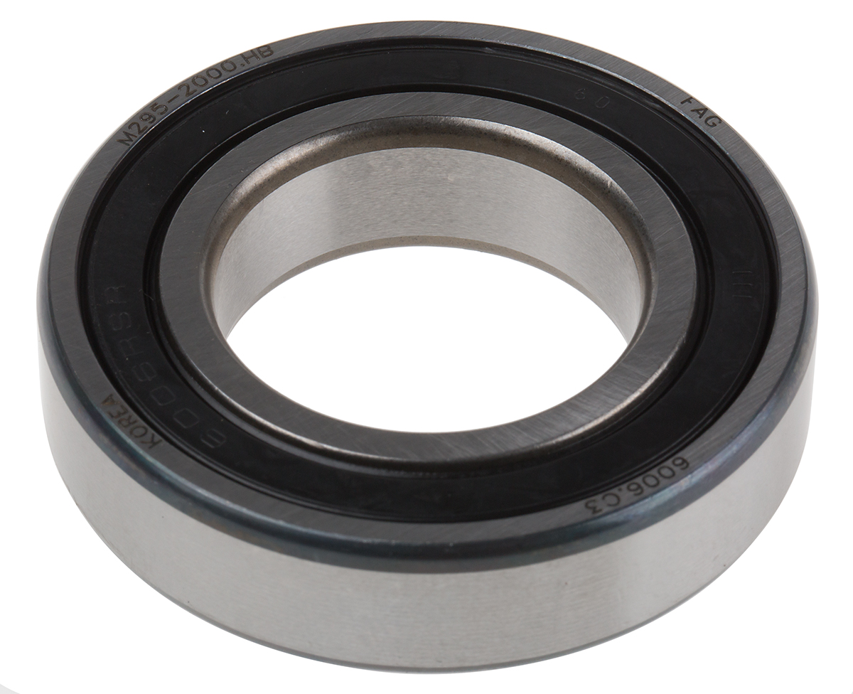 FAG 6006-C-2HRS-C3 1 Row Ball Bearing - 30 mm ID, 55 mm OD