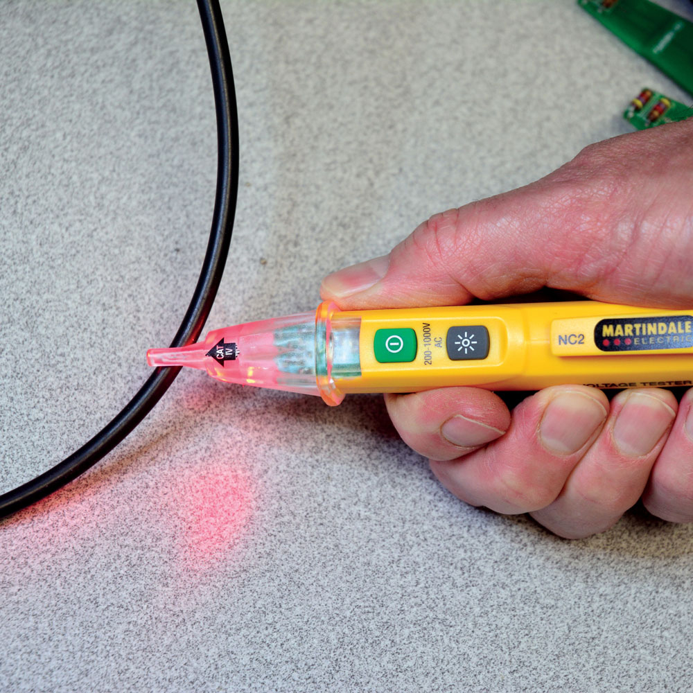 Martindale NC2 Non Contact Voltage Indicator >10mT, 200V ac to 1000V ac With RS Calibration