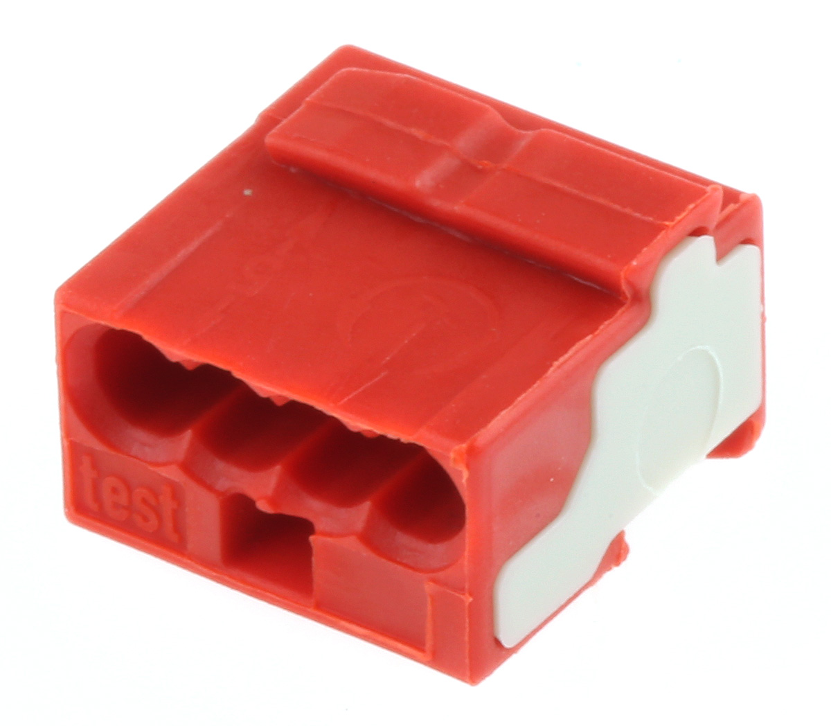 WAGO 243 MICRO PUSH WIRE Series Junction Box Connector, 4-Way, 6A, 22 → 20 AWG Wire, Push In Termination