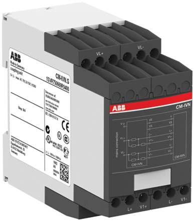 ABB Insulation Monitoring Relay, 1, 3 Phase, 0 → 1000 V dc, 0 → 690V ac, DIN Rail