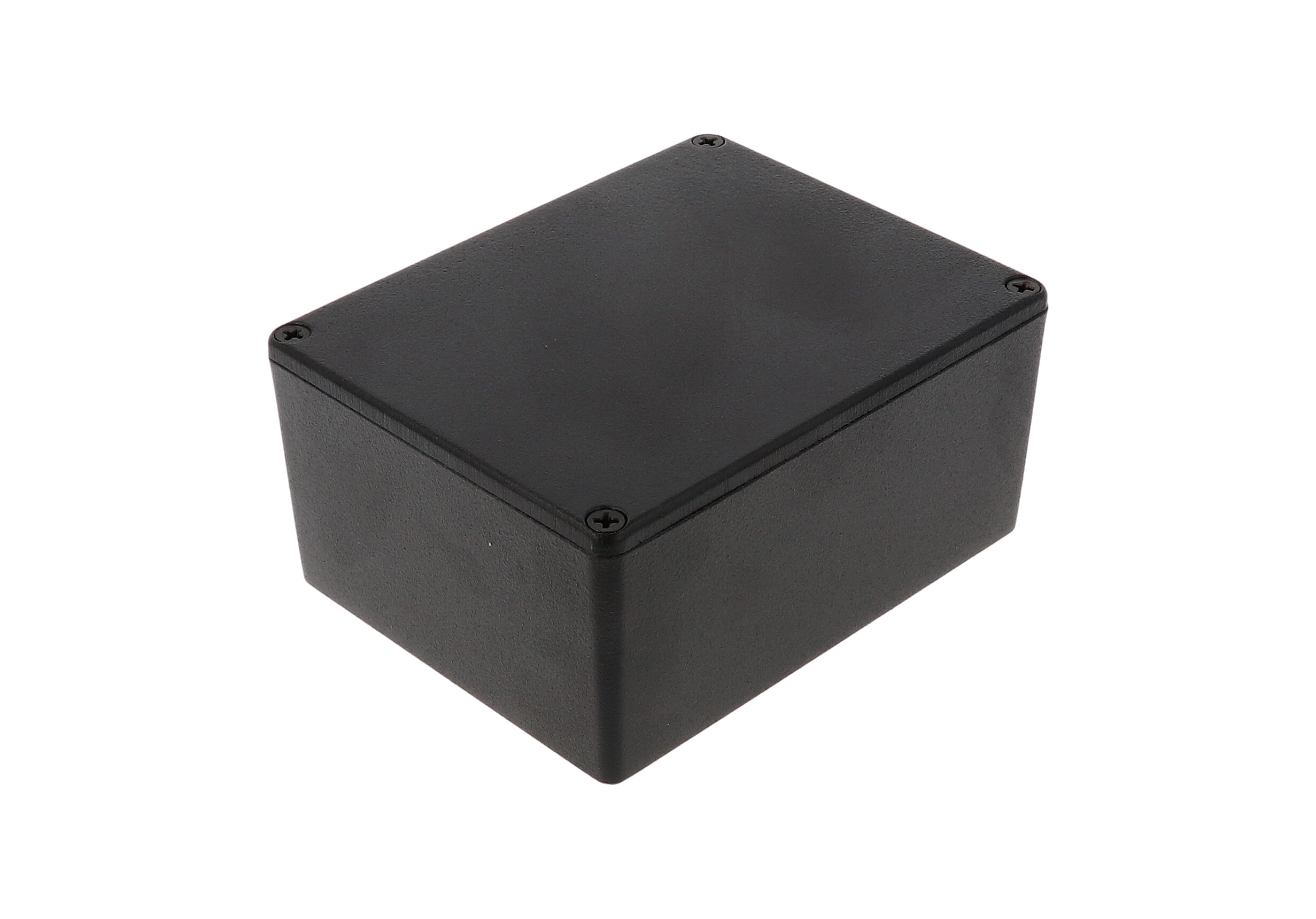 Hammond 1590 Series Black Die Cast Aluminium Enclosure, IP54, Black Lid, 119 x 94 x 56mm