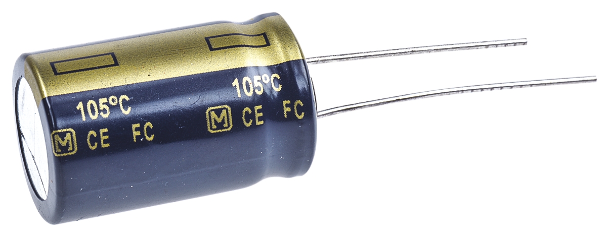 Panasonic 4700μF Aluminium Electrolytic Capacitor 10V dc, Radial, Through Hole - EEUFC1A472