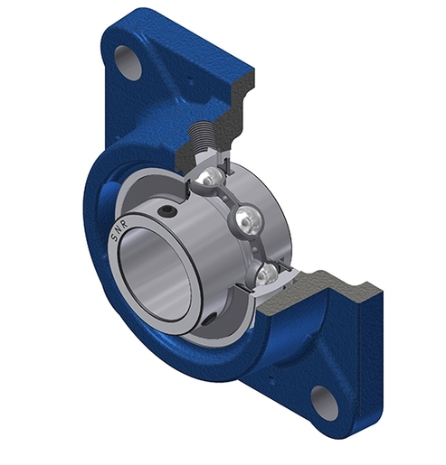 4 Hole Flange Bearing Unit, UCFE209, 45mm ID